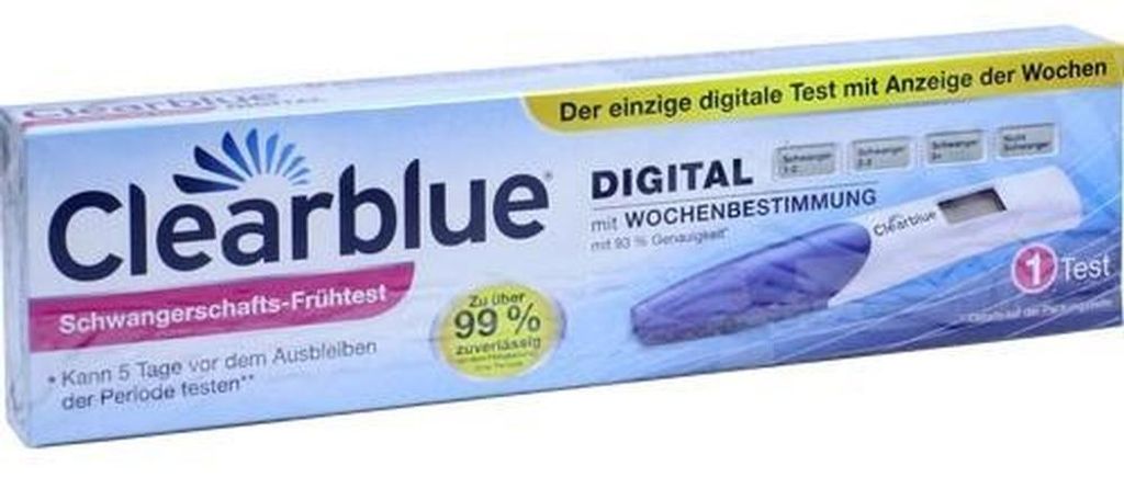 Prueba de embarazo Clearblue con determinación de semanas Imagen del producto 