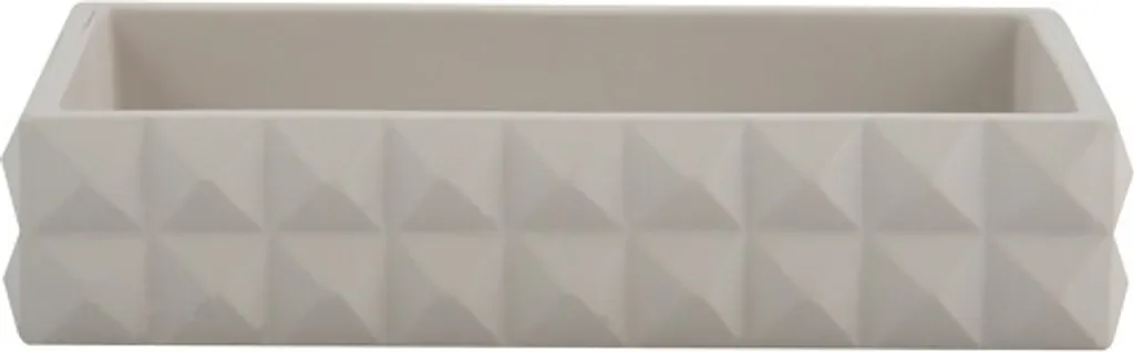 Portasapone Design Kubik Beige: Arredo Bagno Minimalista Moderno