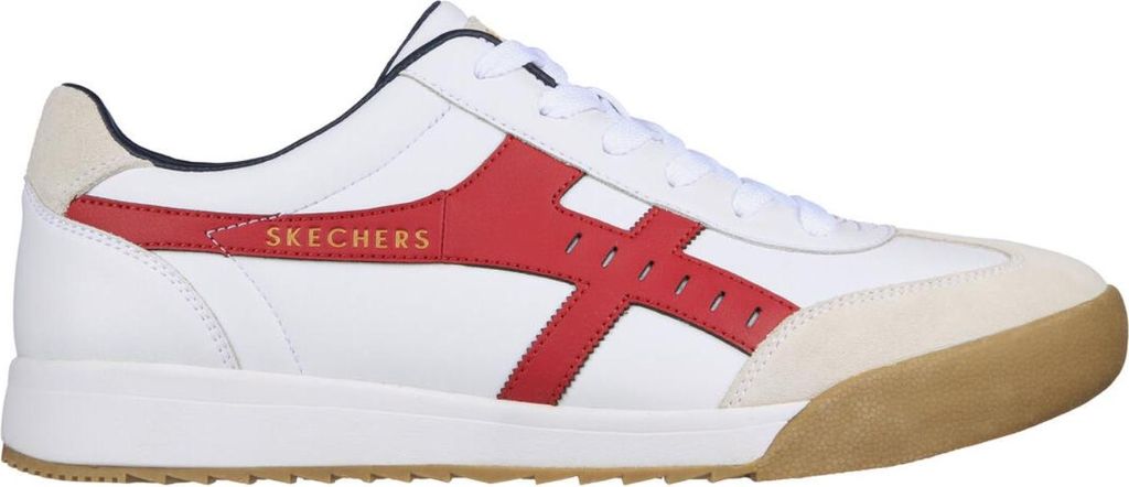 Skechers Zinger Manzanilla Herren Sneaker Leder Wildleder Jogger Schuhe Air-Cooled Memory Foam 40 EU