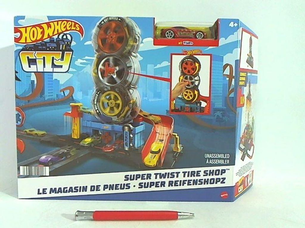 Zestaw Wycigowy warsztat opon Hot Wheels City HDP02 Zdjęcie produktu 