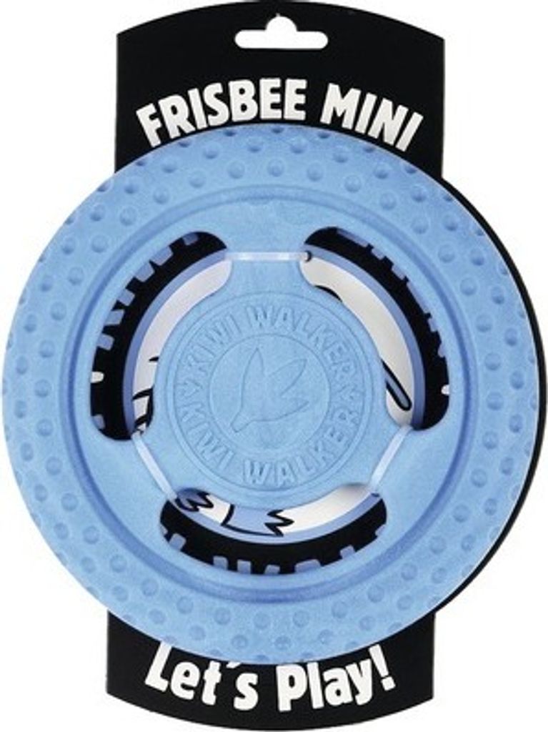 Hundespielzeug Kiwi Play Frisbee Mini blau 16 x 2 cm