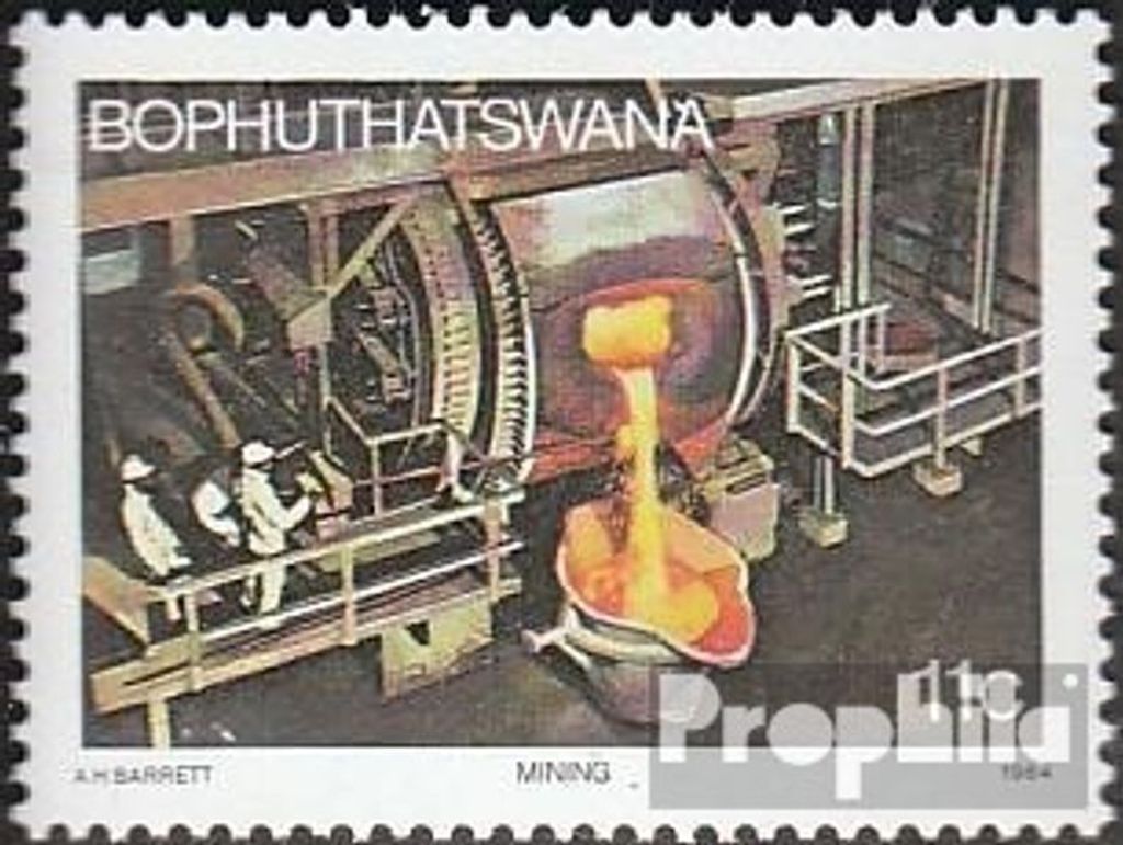 Briefmarken Bophuthatswana 1984 Mi 124 (kompl.Ausg.) postfrisch Freimarke: Industrie