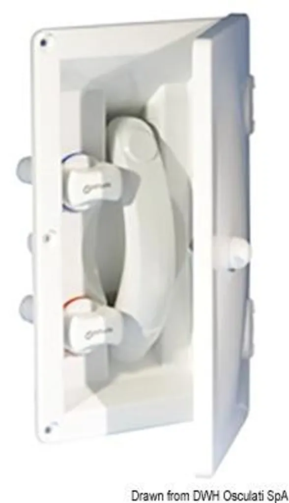 Combiné de douche encastrable Whale mixeur eau chaude/froide bateau