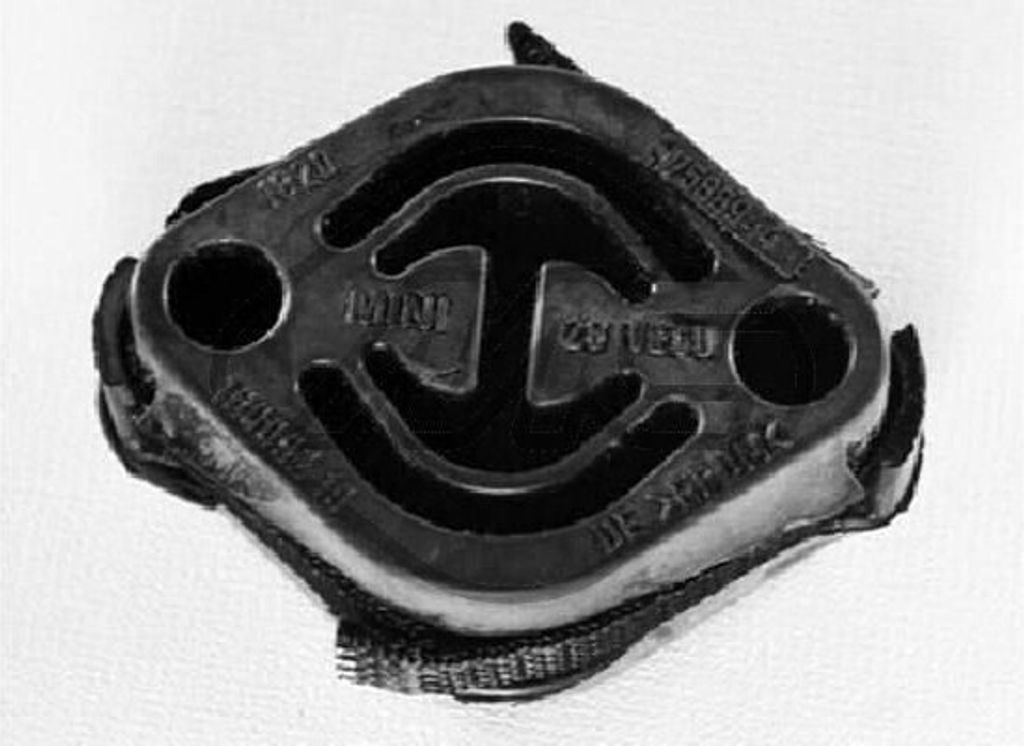 Metalcaucho Haltering Schalldämpfer 05743 Hinten für BMW 5 Limousine (F10) Gummi 0,065kg 65g