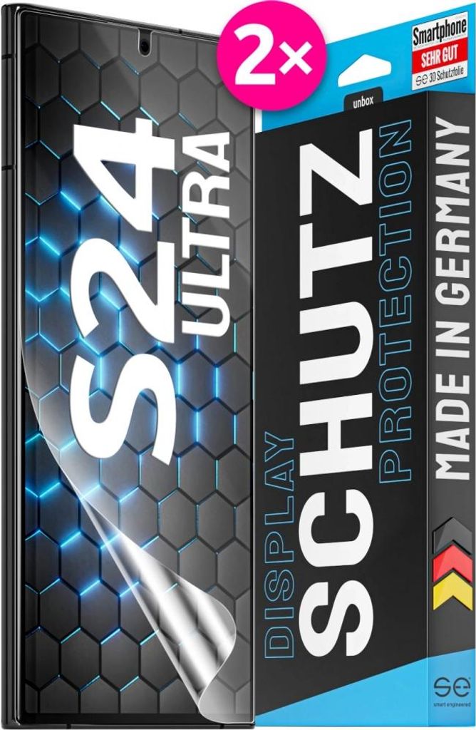 smart engineered SE0-F0101-0450-24-M 3D Schutzfolie Samsung Galaxy S24 Ultra