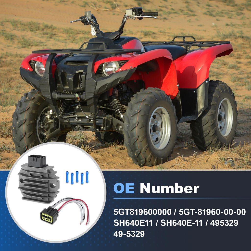 ATV Spannungsregler Gleichrichter Für Yamaha Grizzly 125 350 400 450 600 Big Bear 250 400 Bear Tracker Bruin Raptor 250 350 660R Wolverine Kodiak ...