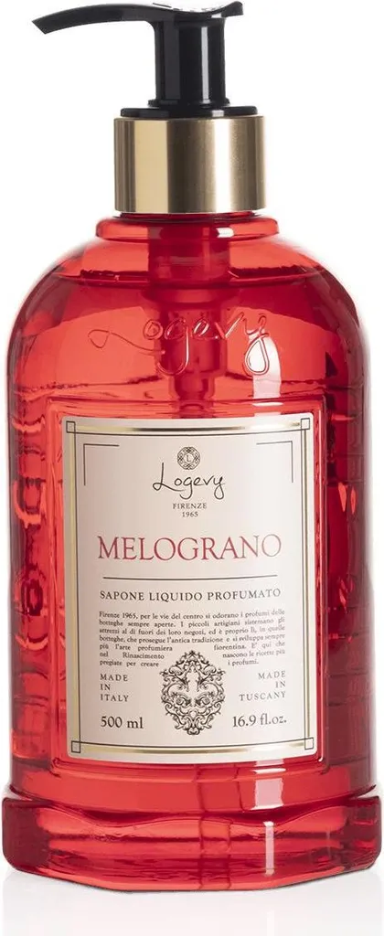 Logevy Firenze Sapone Liquido Melograno - Bio-Ispirato 500ml - Eco Luxury