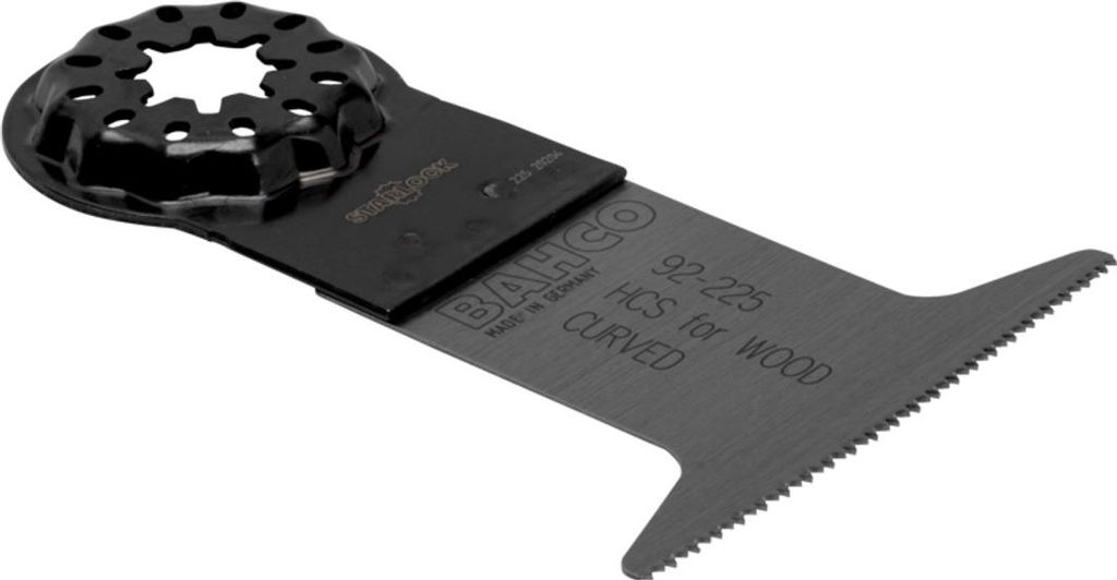 Bahco Gekrümmtes Sägeblatt für Multifunktionswerkzeuge zum Schneiden von Holz - 65 mm - 25-tlg.