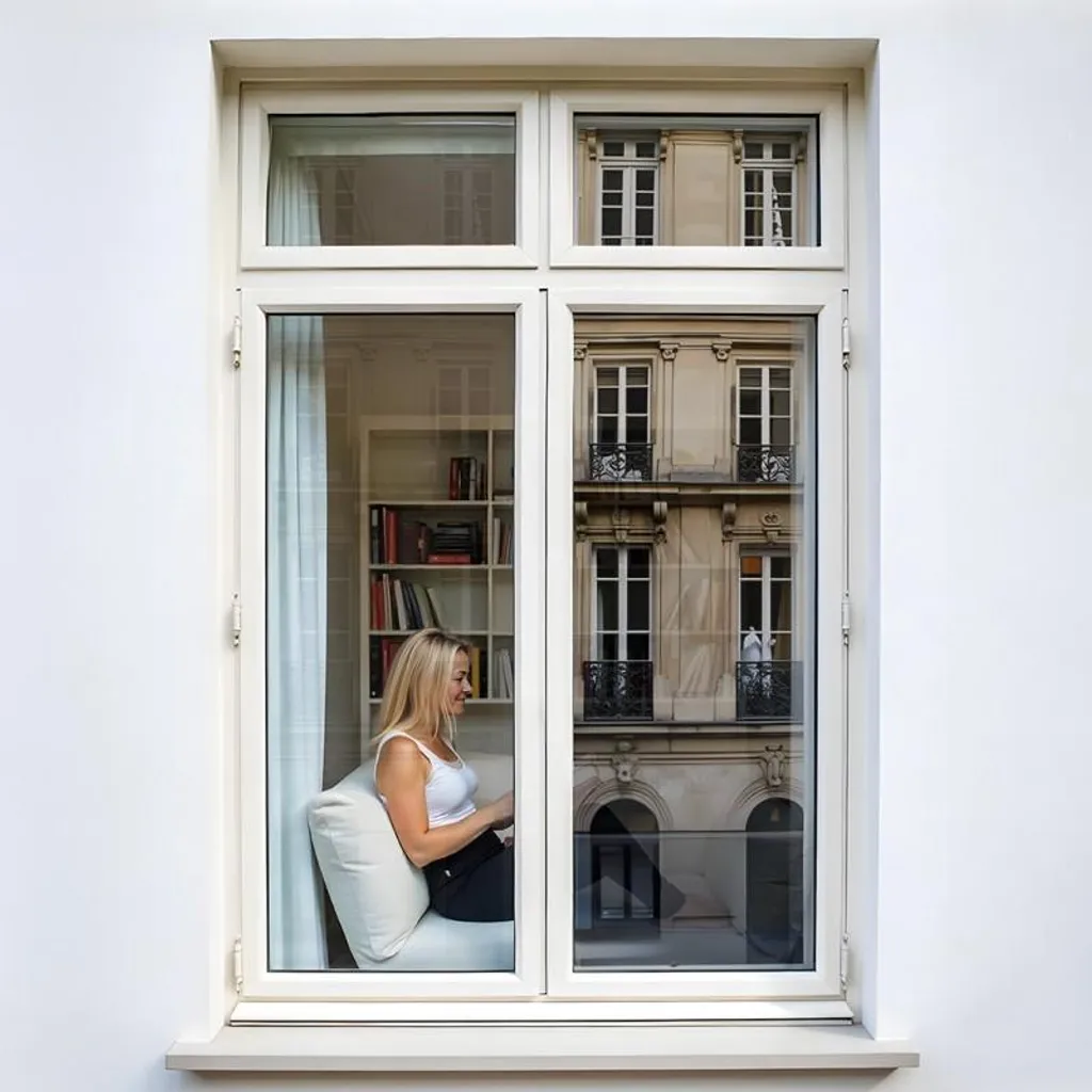 Supprimer le vis-à-vis proche : film miroir noir alu 152cm x 10m