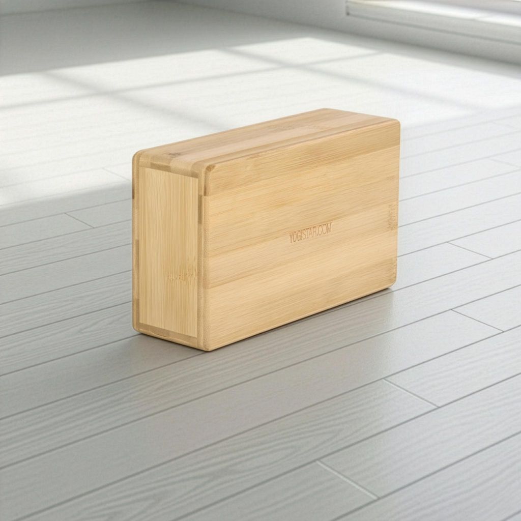Yogistar Yogablock yogiblock Natur Bambus Asana 23 x 13 x 7,5 cm