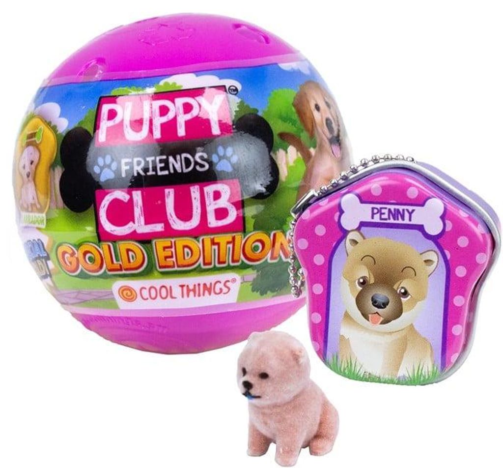 Hunde Welpen Mini Figuren in Kapsel - ca. 50 mm Produktbild 