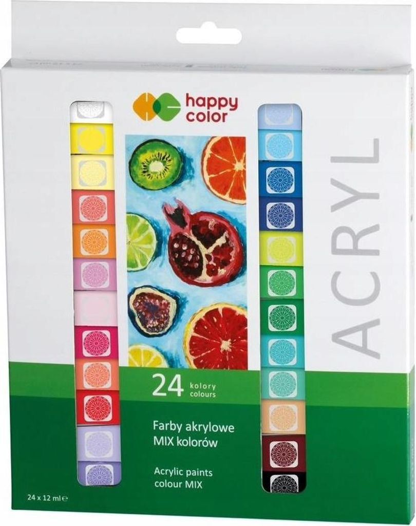 Acrylfarben-Set 24 Farben + 12Ml 9324