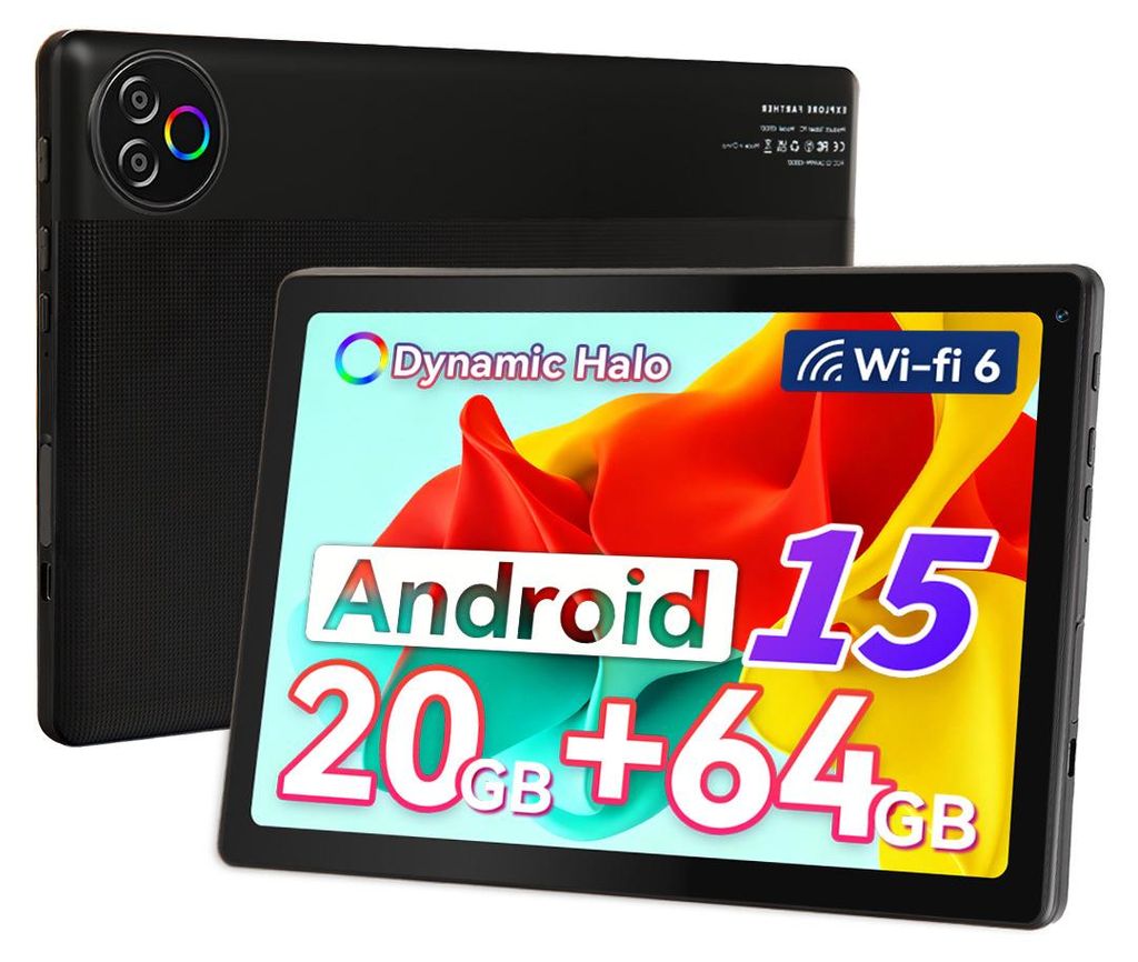 Tablet 10 Zoll 20GB RAM 64GB ROM bis 1TB TF,  Android 15, Produktbild 