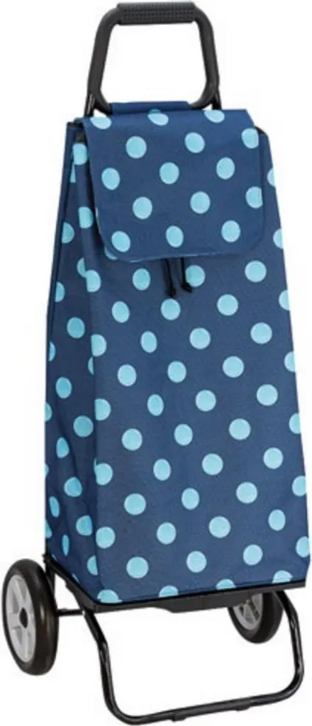 Poussette de marché 2 roues 55L, dos soulagé, Carlux Sidebag 8212-542