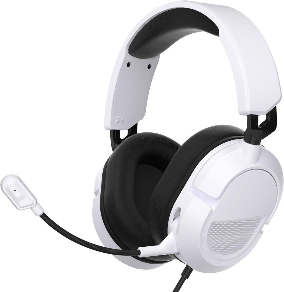 Gaming Headset für PS5, PS4, PC, Xbox & Switch, Stereo Surround Sound, Noise Cancelling Mikrofon, 3,5mm Klinke, Over-Ear, Kabel 2m