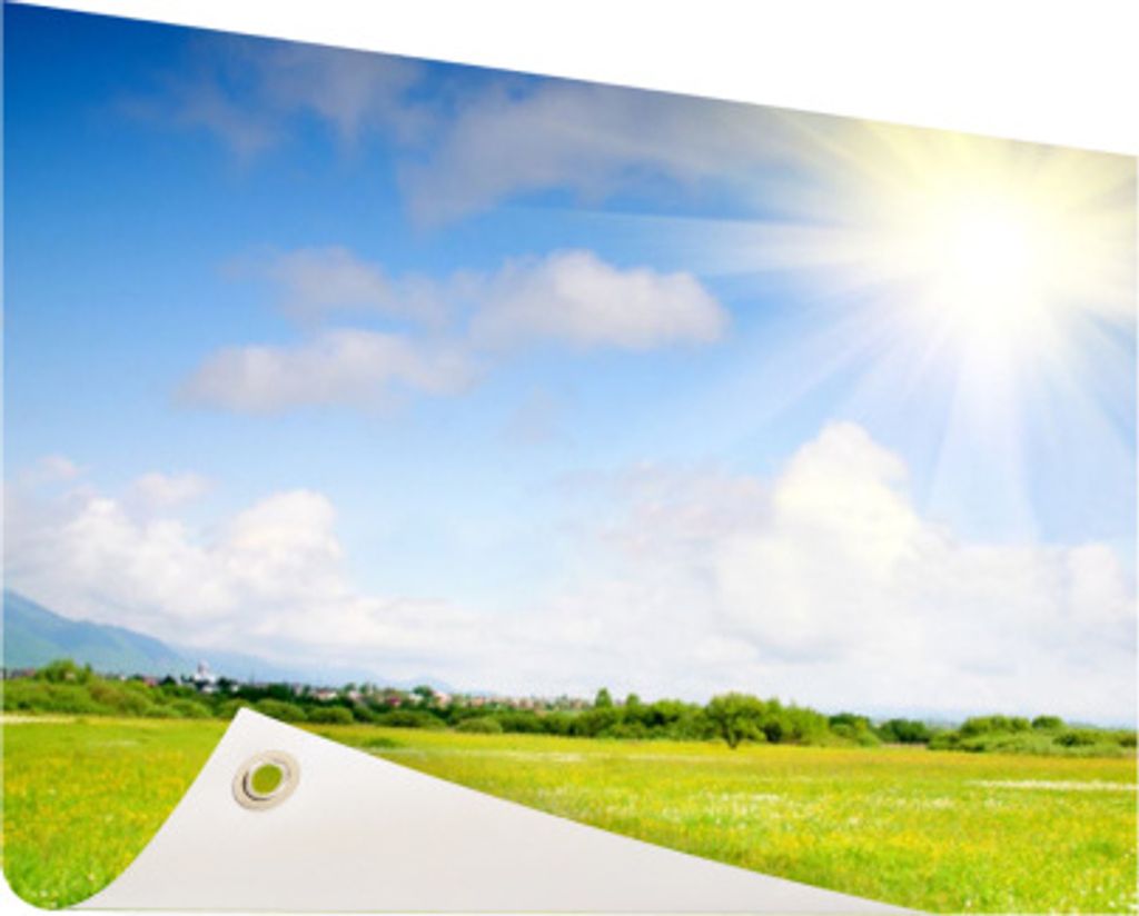 Gartenposter - 120x80 cm - Die Wiese im Sommer  - Modernes Produktbild 
