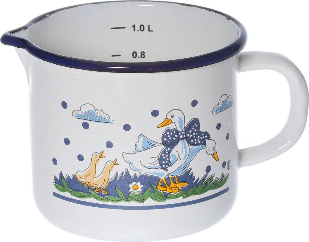 KARL KRÜGER Milchtopf Gänseglück mit Ausguss 1,25 Liter Zdjęcie produktu 