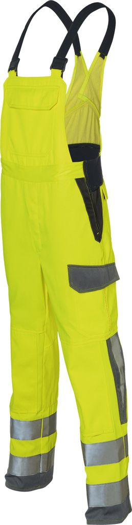 Kübler Protectiq high Vis LATZHOSE ARC2 PSA 19 warngelb/anthrazit Gr. 110