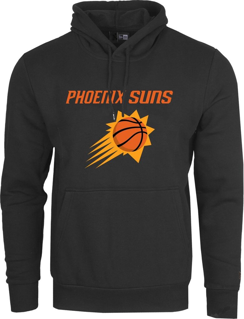 New Era Phoenix Suns Team Logo PO Hoody Sweater NBA Hoodie Herren Men(L,Black)