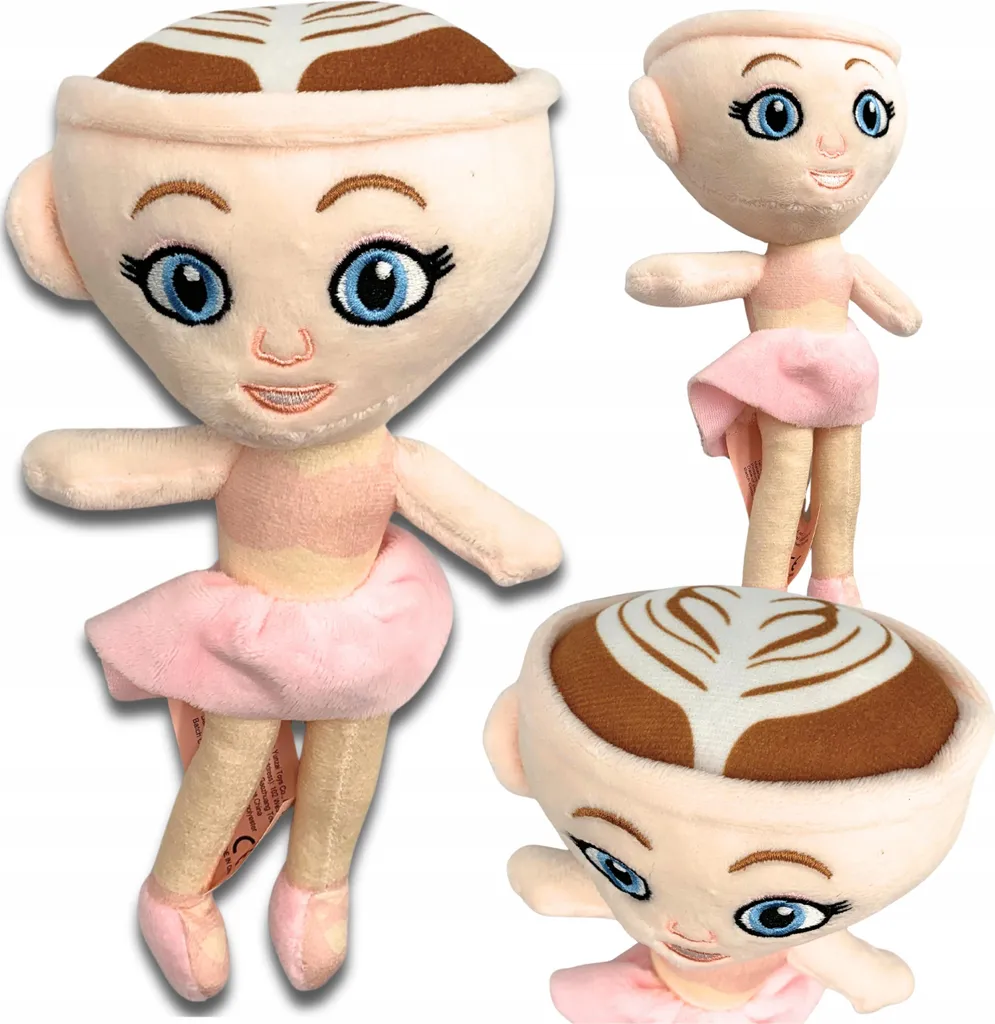 Peluche Brainrot Ballerina Cappuccina 30 cm Douceur et Style Italien