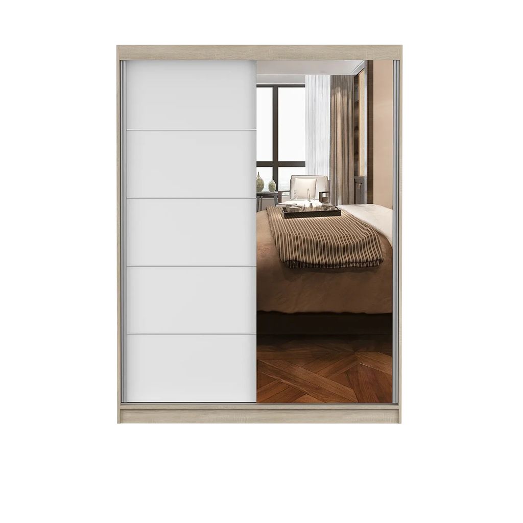 Kleiderschrank Schwebetürenschrank Schrank Schlafzimmer 150 Produktbild 3