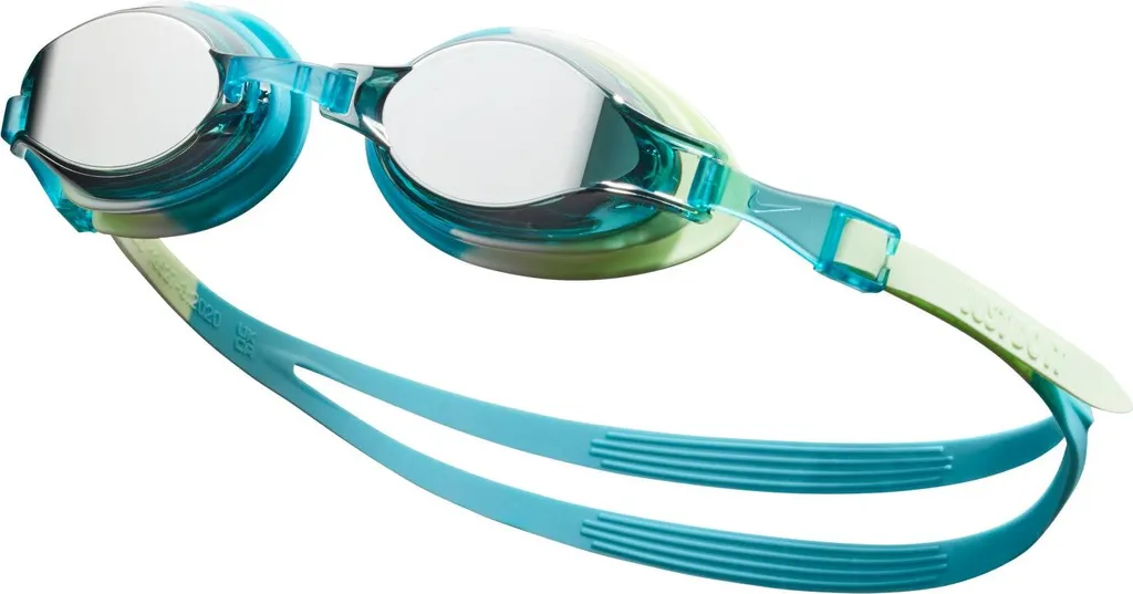 Nike Lunettes Natation Enfant Chrome Miroir Vert pour Club et Loisirs