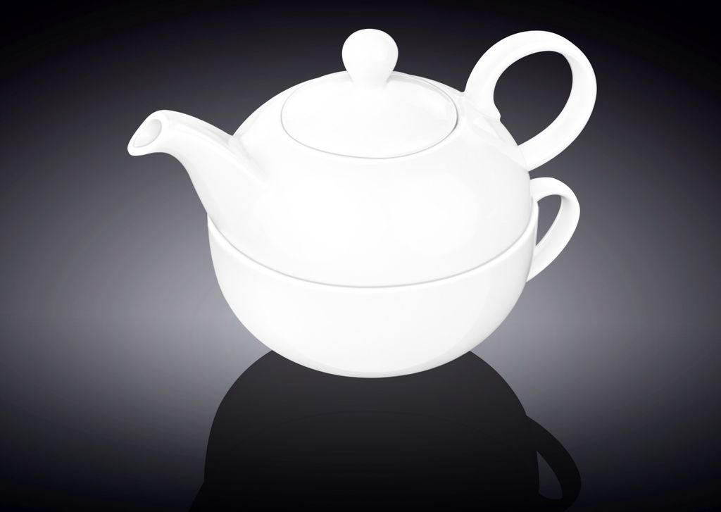 Ensemble théière et tasse Wilmax, 375 ml et 340 ml, Image du produit 