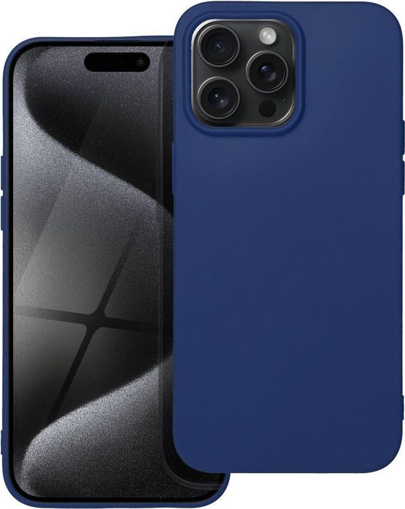 Case passend für iPhone 15 PRO MAX Soft dark blue
