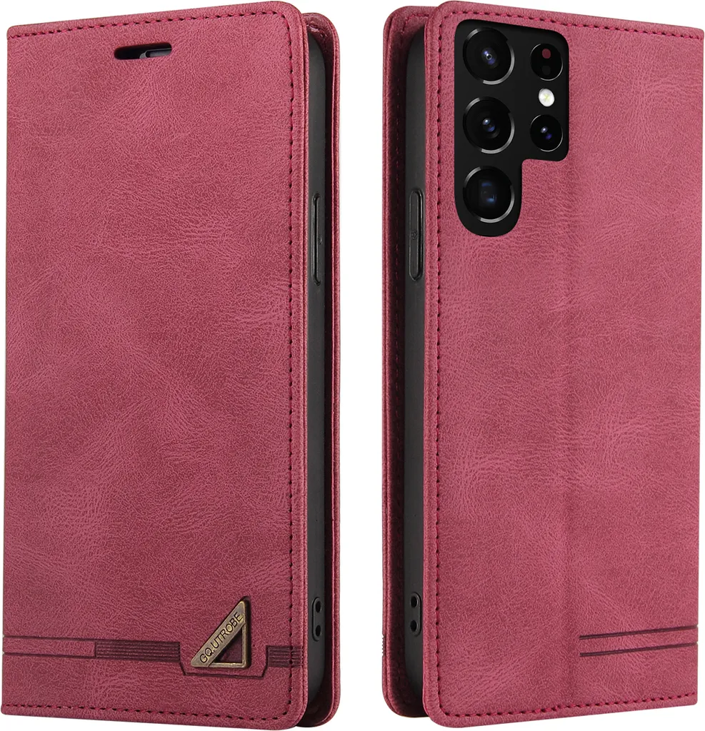 GOKEN Cover per TCL 205, Custodia Folio in Pelle Flip Wallet Libro Case con Portafoglio, Premium PU/TPU Magnetica Cover con Supporto di Stand/Carte Slot (Nero