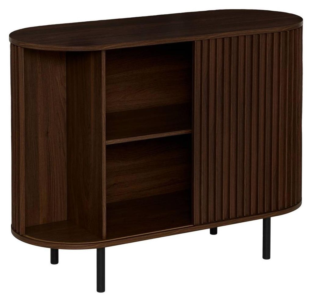 Rechteckiges Nischen-Sideboard, 75 x 100 cm, 2 Türen, braun Produktbild 
