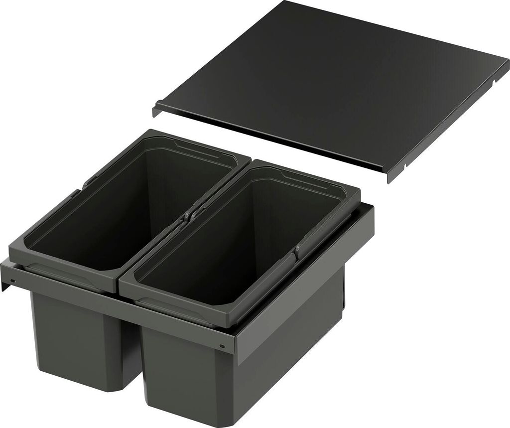 VS ENVI Flex XS-216 Abfalltrennsystem KB 450 mm 2 x 10 Liter Lava