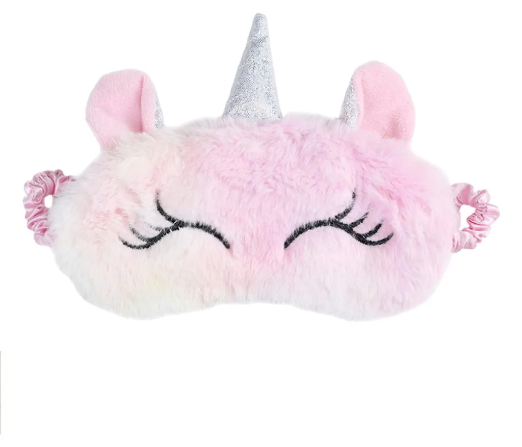 Masque de repos licorne pour dormir en voyage, spécial enfant et femme
