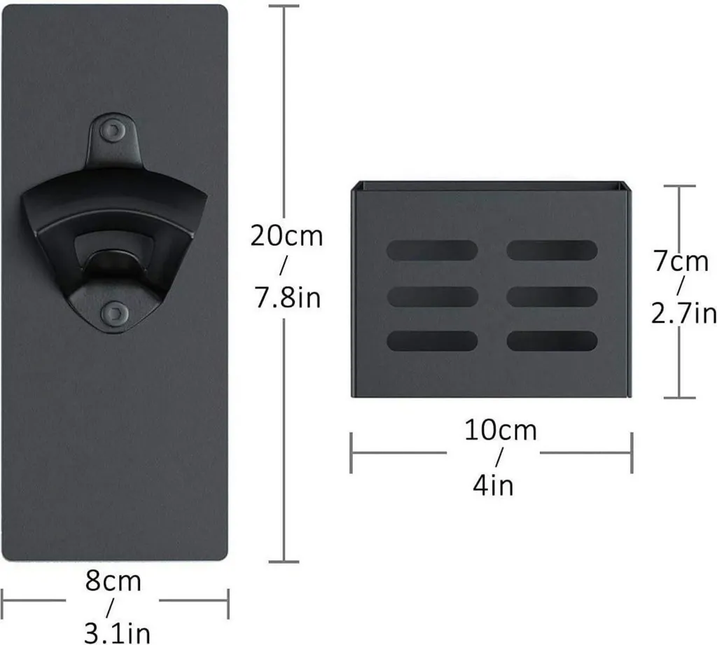 Apribottiglie Magnetico da Parete per Casa e Bar - Regalo Ideale - 7