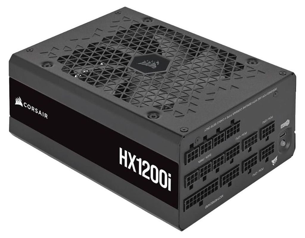 Corsair HX1200i, 1200 W, 100 - 240 V, 47 - 63 Hz, 15 - 7.5 Produktbild 