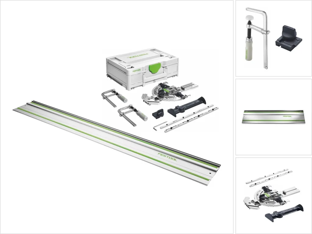 Kit rail de guidage Festool FS 1080 et set accessoires SYS3 M 137 FS/2