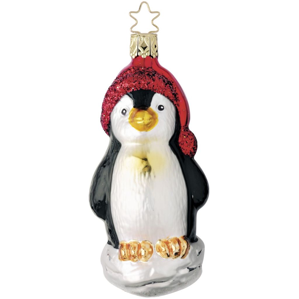 1 Stück 2D Flacher Süßer Pinguin-Anhänger, Runder Weihnachtsbaumschmuck, 8  Cm Acryl-Anhänger, Perfekt Für Auto Im Rückspiegel, Geldbörse, Rucksack