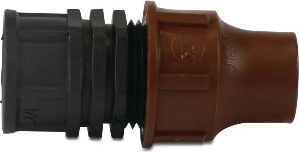 Nakrętka PP 16 mm x 1/2" lock x GW brązowy type BF-62-50 Zdjęcie produktu 