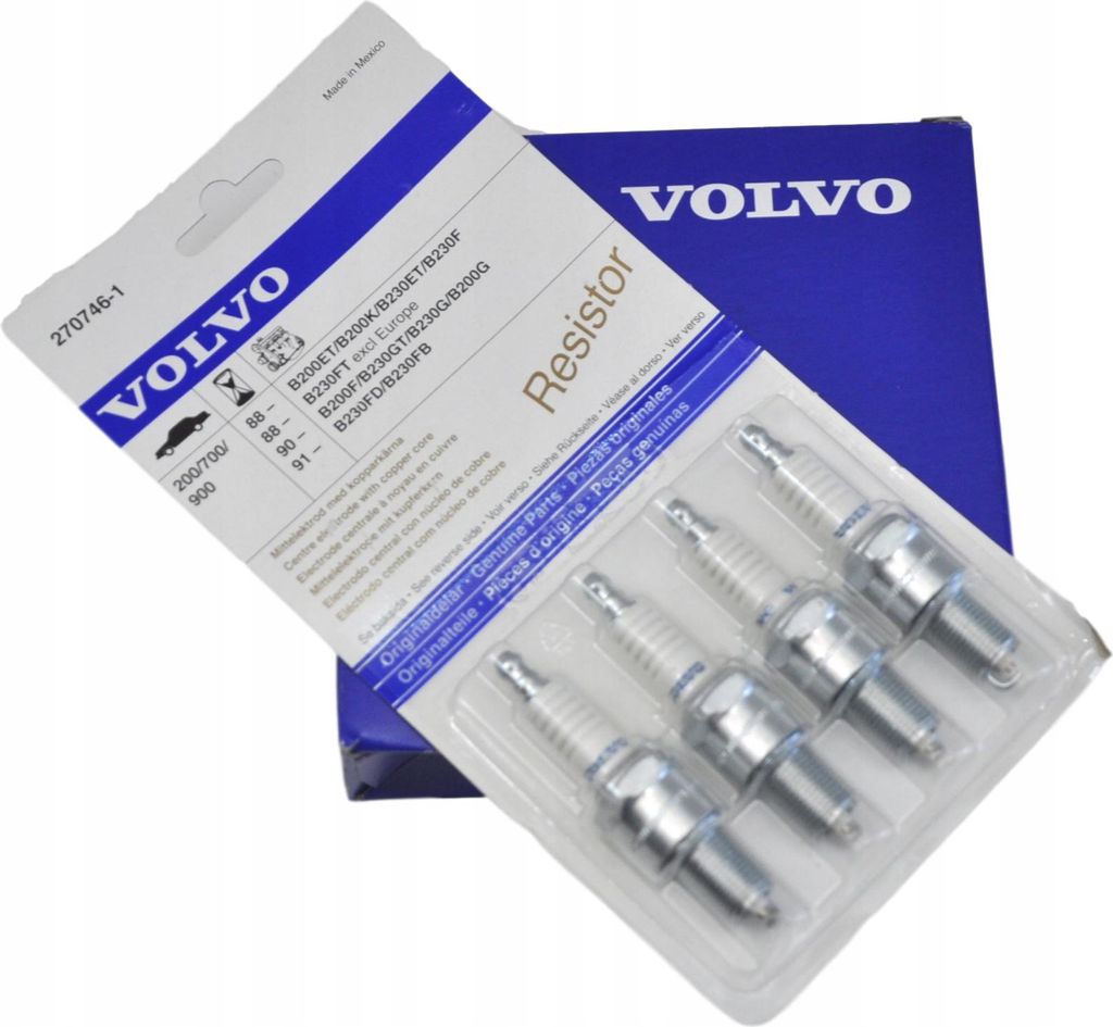 VOLVO 240 740 760 originální zapalovací svíčky kpl OE Obrázek produktu 