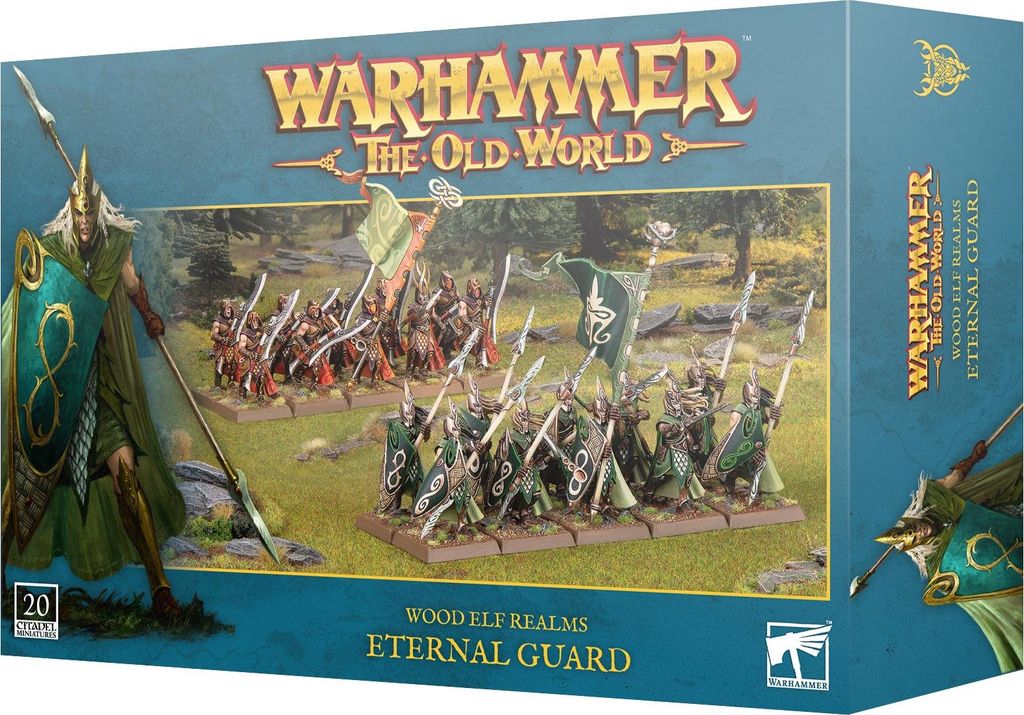 Warhammer The Old World - Wood Elf Realms - Eternal Guard (20 Figuren)