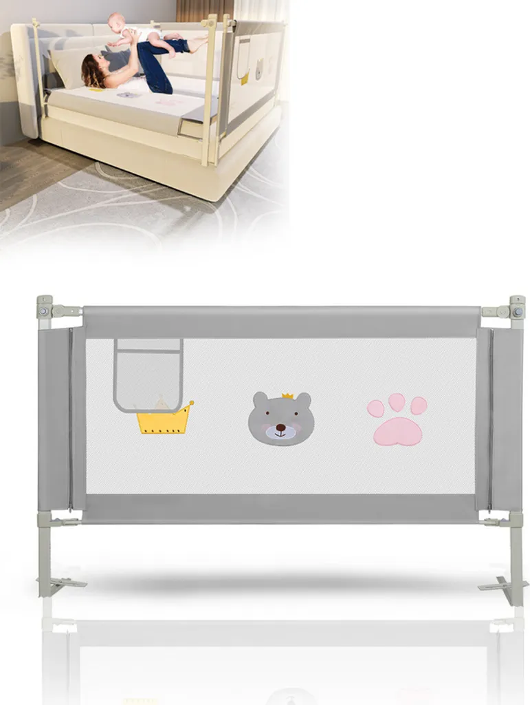 Barrière de lit antichute 200cm Hengda pour stopper les chutes de nuit