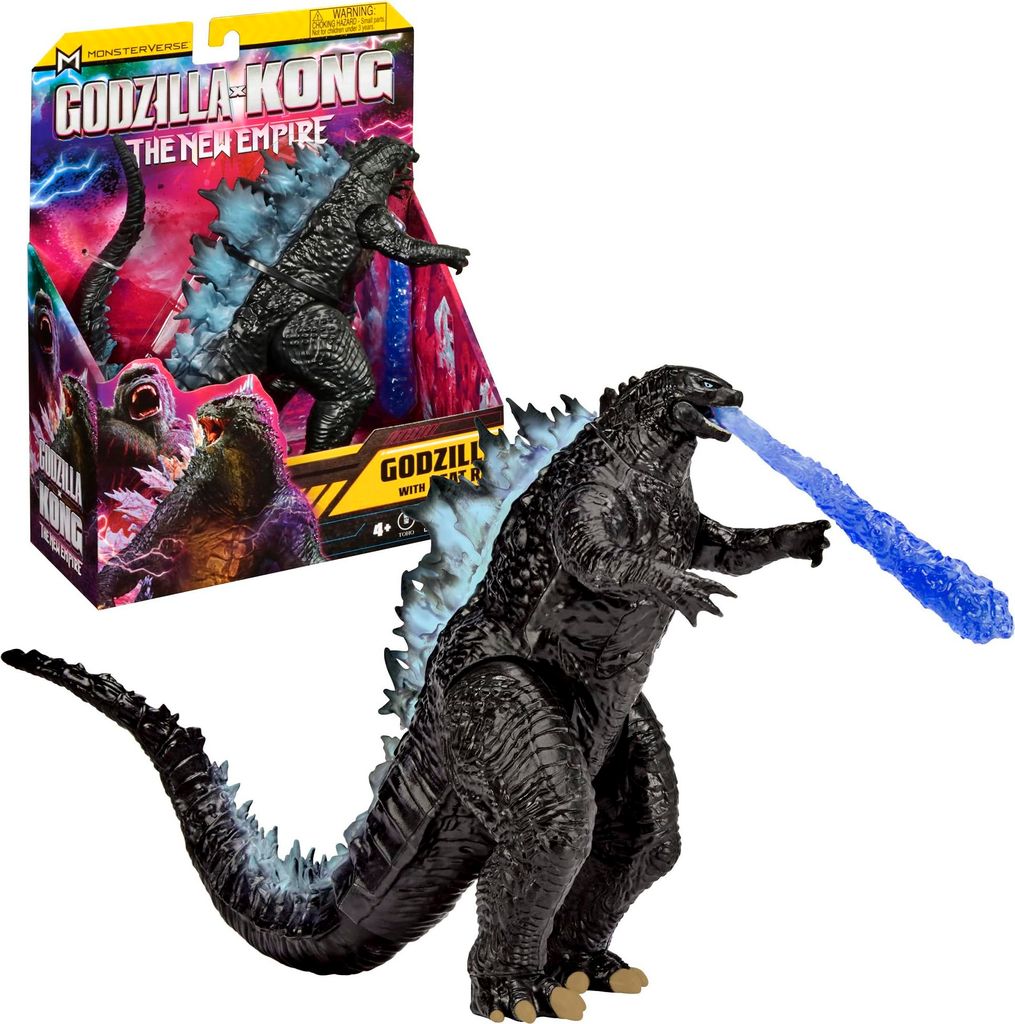 Godzilla x Kong: Das neue Imperium, 6-Zoll-Godzilla-Original-Action-Figur-Spielzeug, ikonische Filmfigur zum Sammeln, mit Hitzestrahl-Power-Funktio...
