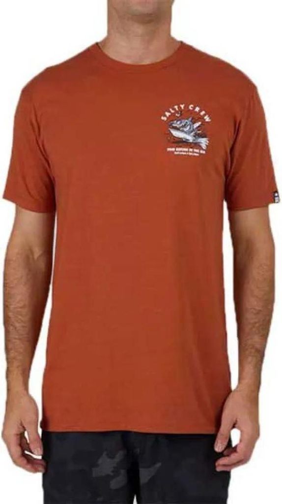 Salty Crew Hot Rod Shark Premium Kurzarm-t-shirt Rot M Herren Rot M