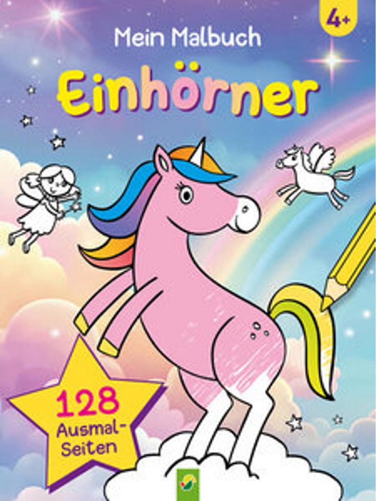 Mein Malbuch Einhörner
