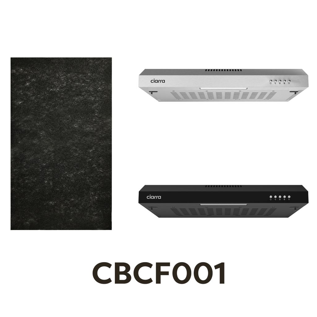 CIARRA 2*CBCF001 Aktivkohlefilter Zubehör für VMS6903 Produktbild 2