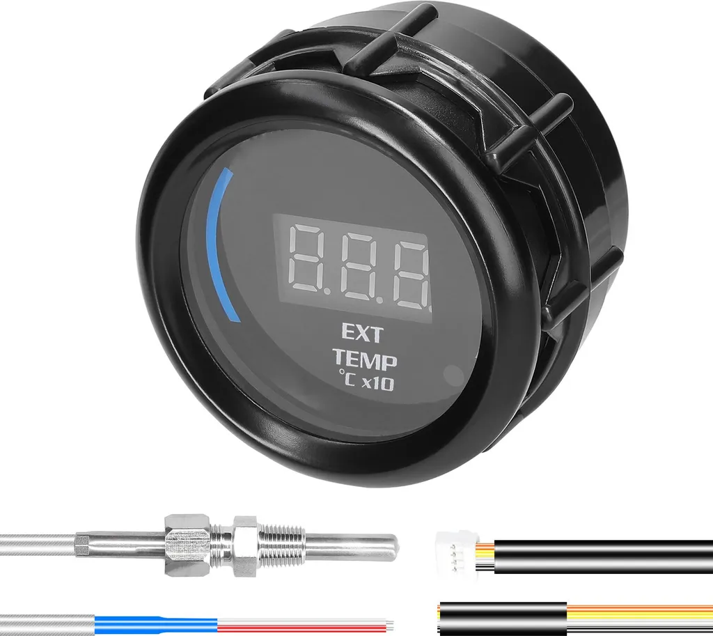 Indicateur température échappement 52mm pour éviter la surchauffe