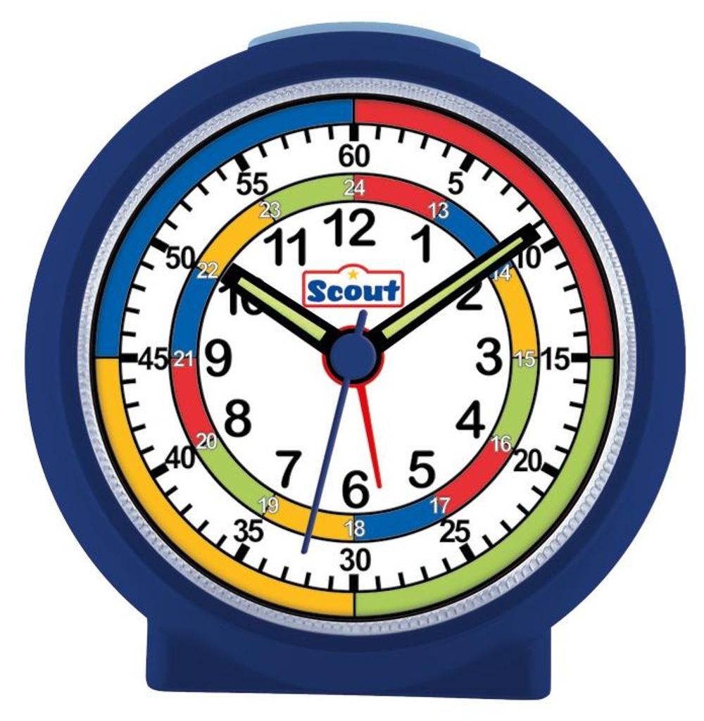 Scout Kinder Wecker Learnthetime 280001010 blau Produktbild 