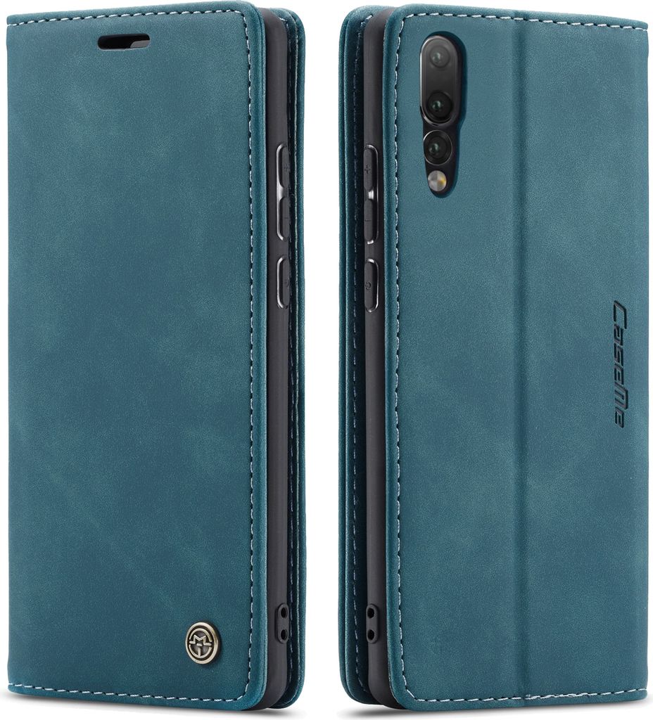 Huawei P20 Pro Hülle, LaimTop Retro Kunstledertasche TPU Innere, Kartenfächer, Magnetverschluss, Klapphülle mit Standfunktion Schutzhülle für ...