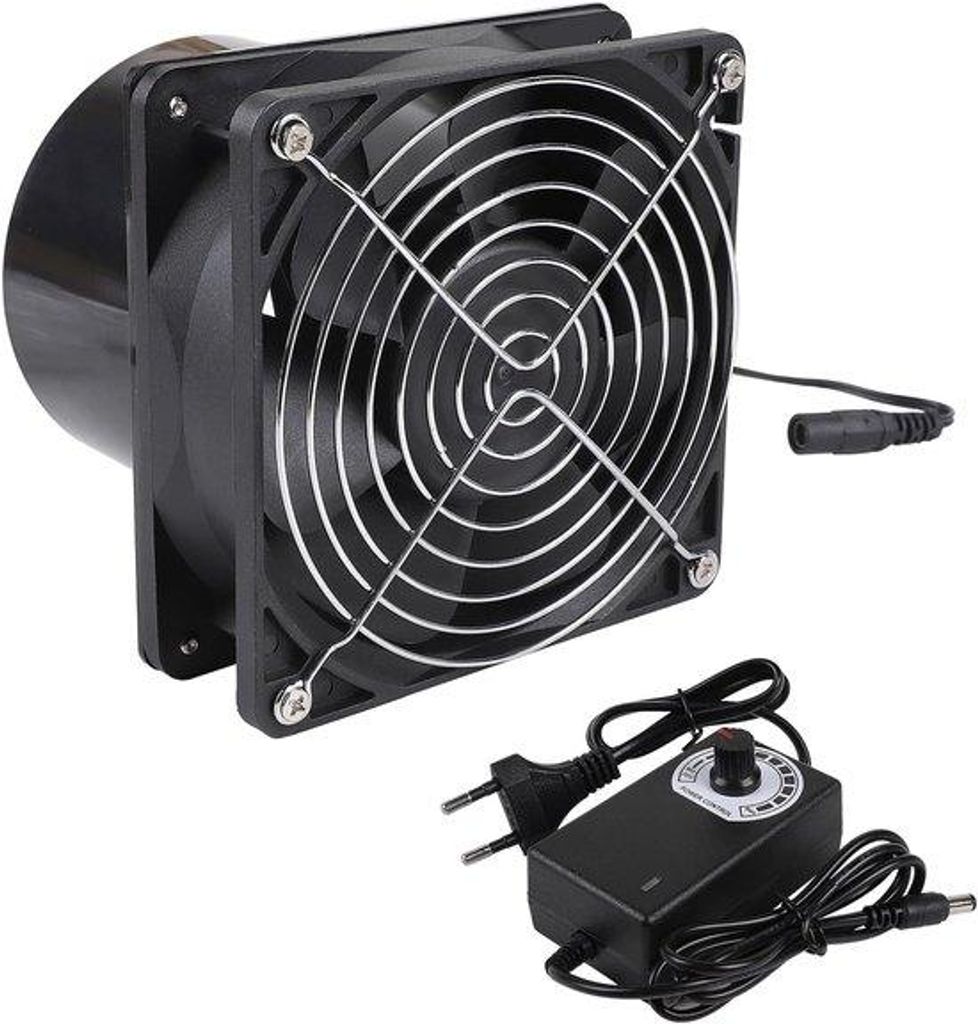 100 mm Ventilator met Snelheidsregelaar, Stille Productafbeelding 