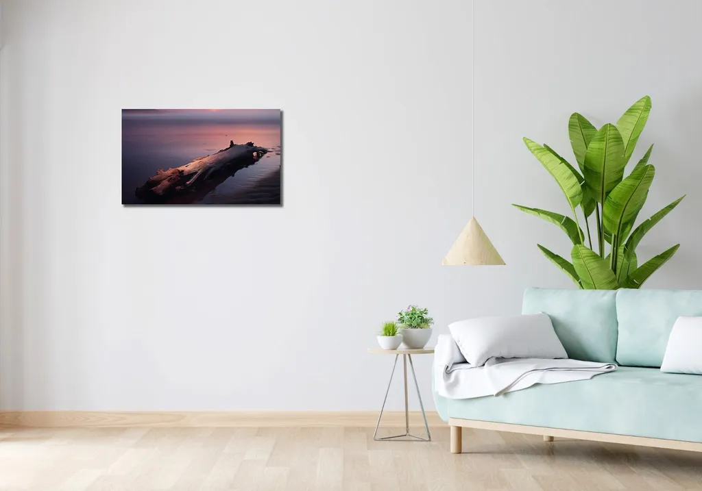 Quadro In attesa della fine 70x40 cm - Artigianato Italiano Tela - 2