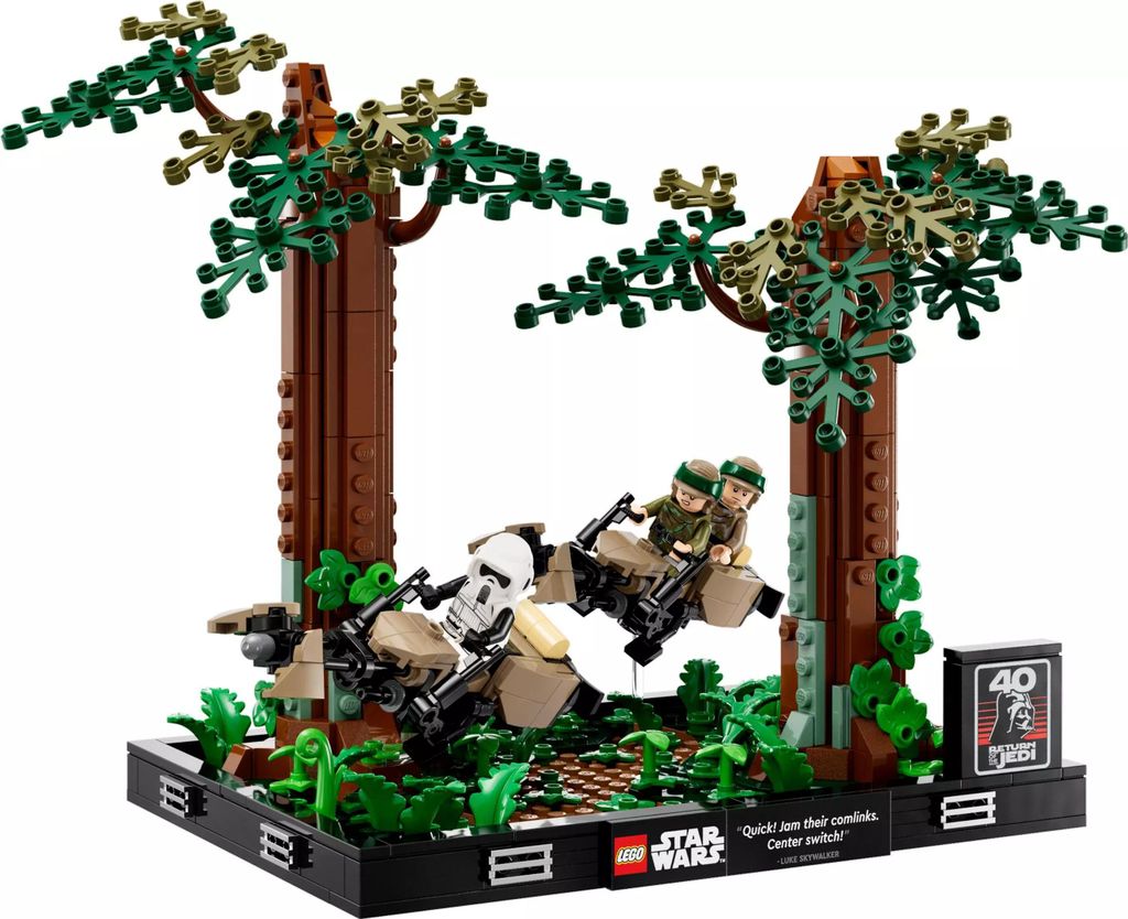LEGO® Star Wars™ 75353 Inseguimento su Endor™ - Diorama Immagine del prodotto 